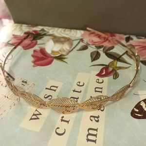 Leaf Gold Metal Headband